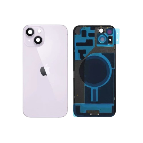 Задня кришка iPhone 14 Purple (camera+frame+magnet) Original Quality (якість оригіналу)